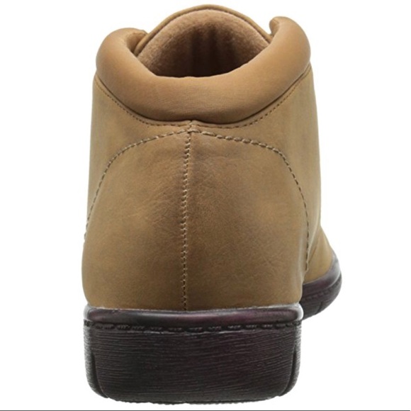 Tan Comfort Lace Up Chukka Boyfriend Bootie - Picture 5 of 16